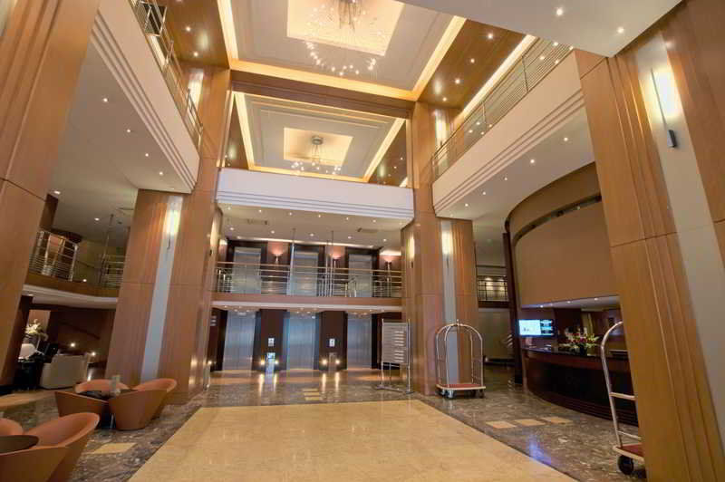Sheraton Bucharest Hotel Exterior foto Lobby